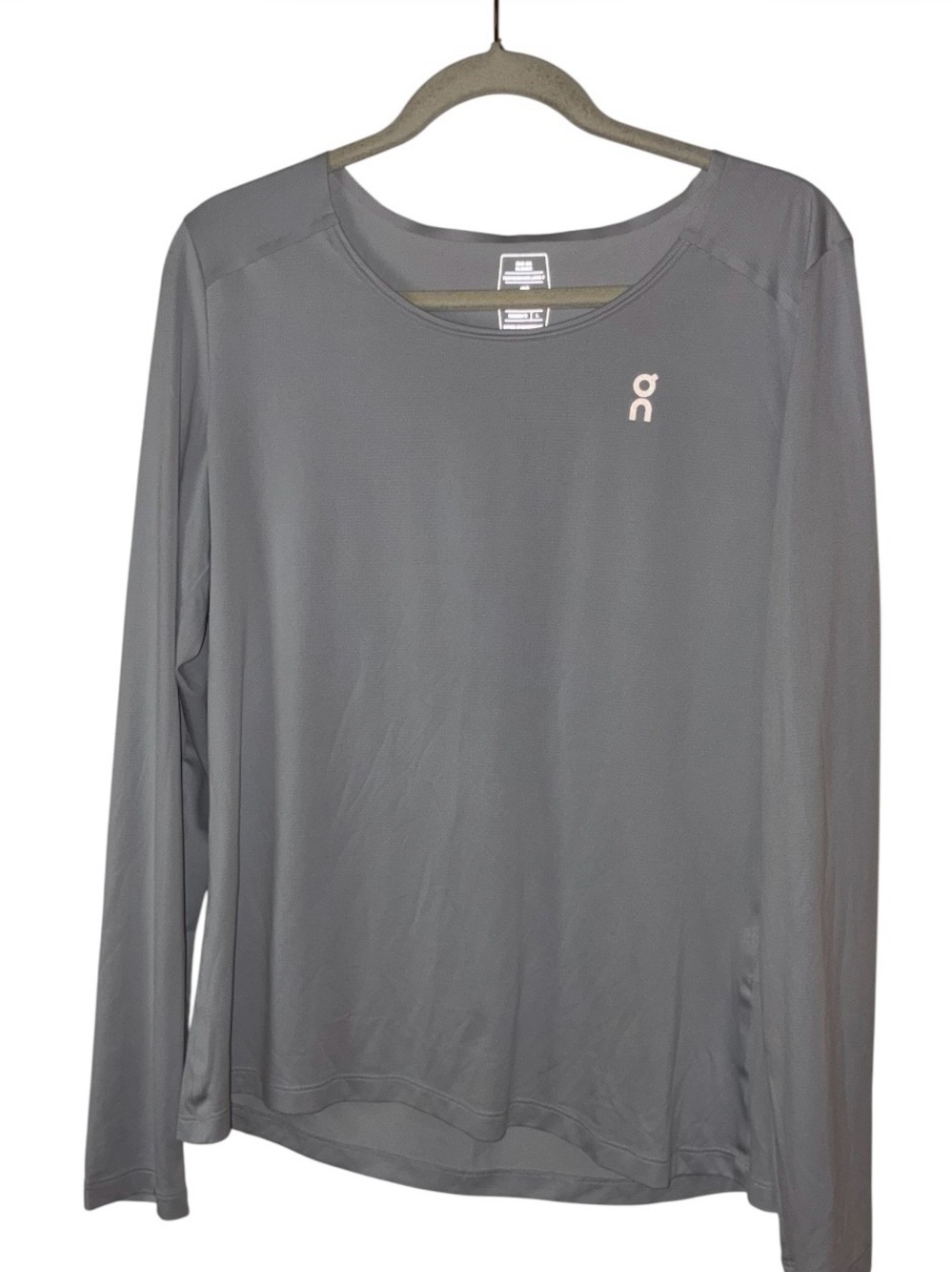 On Women's Performance Long T-Shirt - Glacier Sz L
